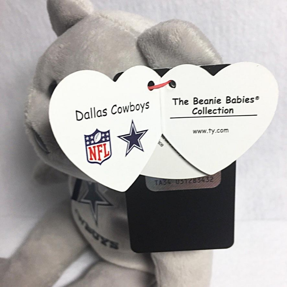 Ty Beanie Babies DALLAS COWBOYS Bear RETIRED NEW - Picture 5 of 7